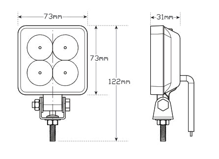 7312 Series Flood/Reverse Lamp