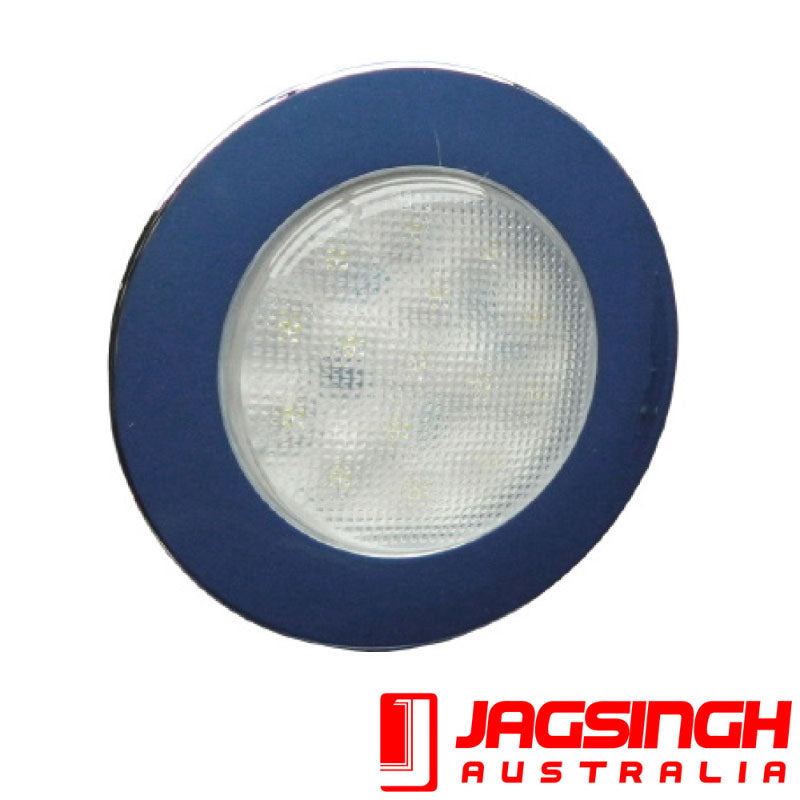 Round Recessed Chrome 12V