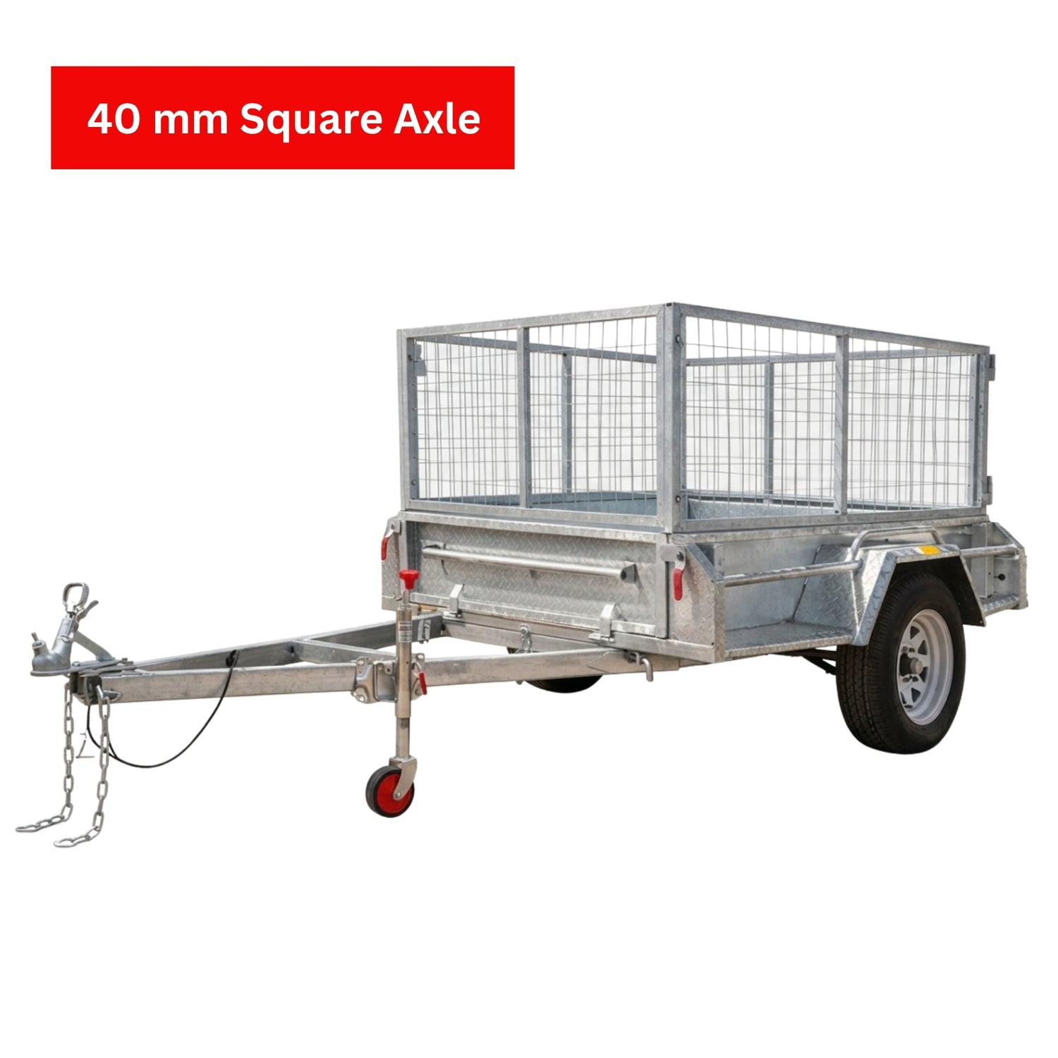 6X4 Cage Trailer | Single Axle