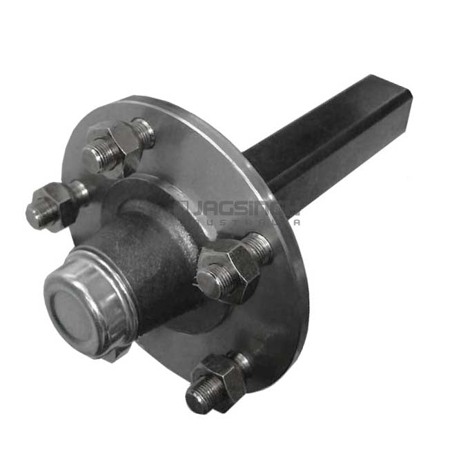 Full Length Axle fitted with Lazy Hubs