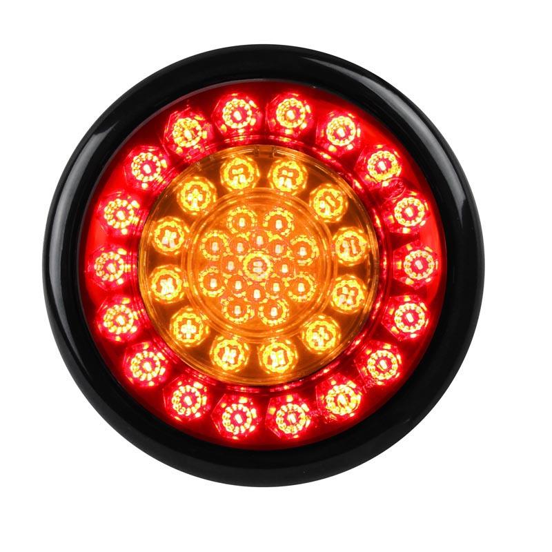 Round Single Tail Light