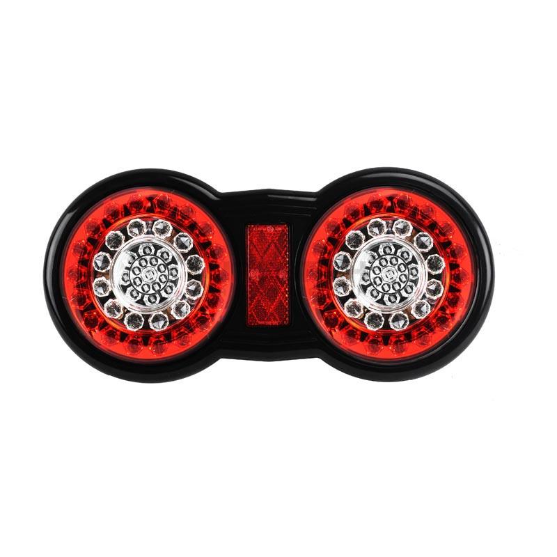 Tail Light Round Double Stop Tail Indicator Reverse