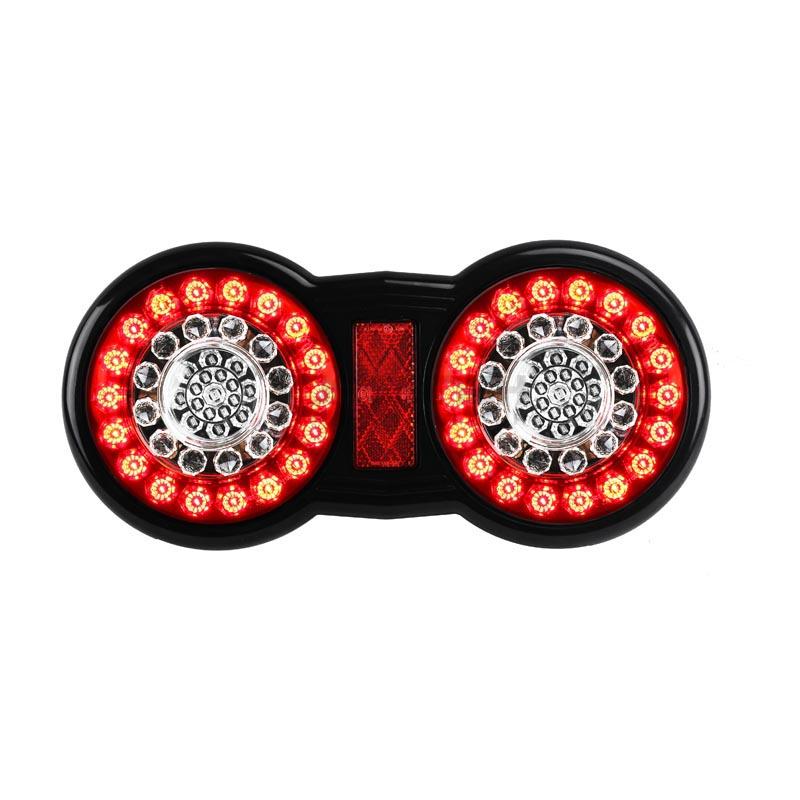 Tail Light Round Double Stop Tail Indicator Reverse