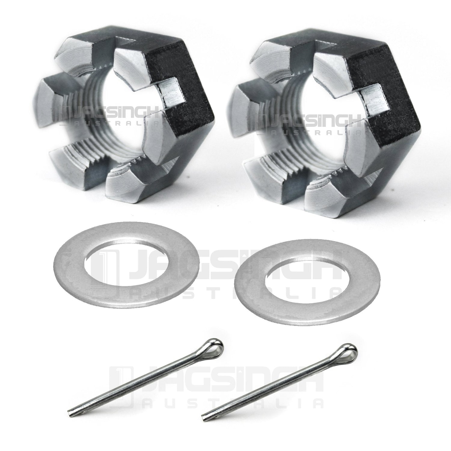 Axle Castle Nut Kit 50 mm