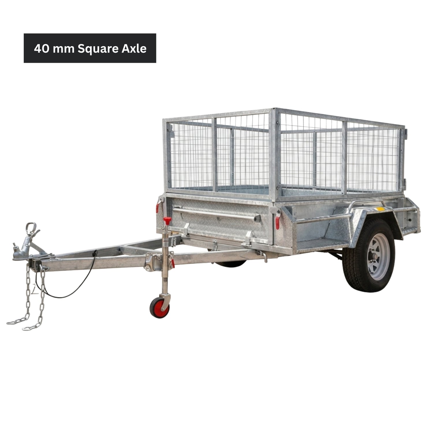 7X4 Cage Trailer | Single Axle