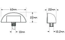 60 Series Licence Plate Lamp