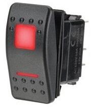 LED Illuminated Sealed Rocker Switch