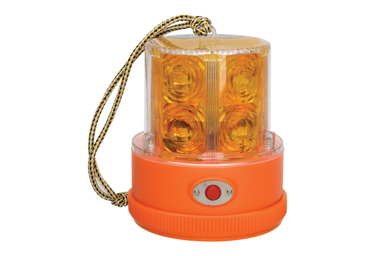 Sentry L.E.D Portable Battery Powered Strobe (Amber) with Magnetic Base