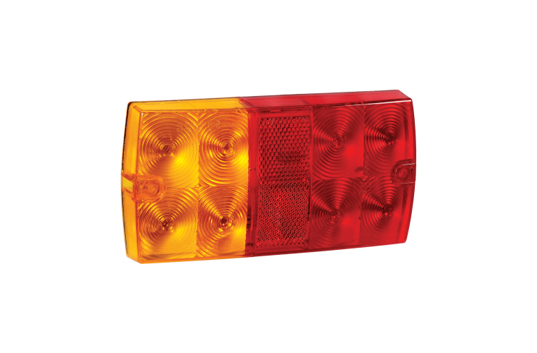 9-33 VOLT MODEL 36 LED SLIMLINE REAR COMBINATION LAMP WITH LICENCE PLATE LAMP