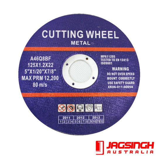 Grinder Cutting Disc 125x1x22