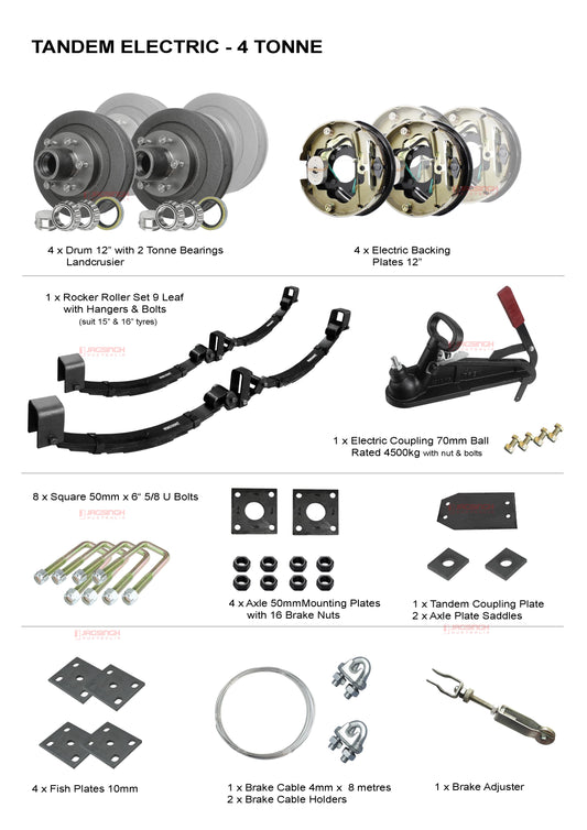 Tandem Electric Drum 4 Tonne Kit