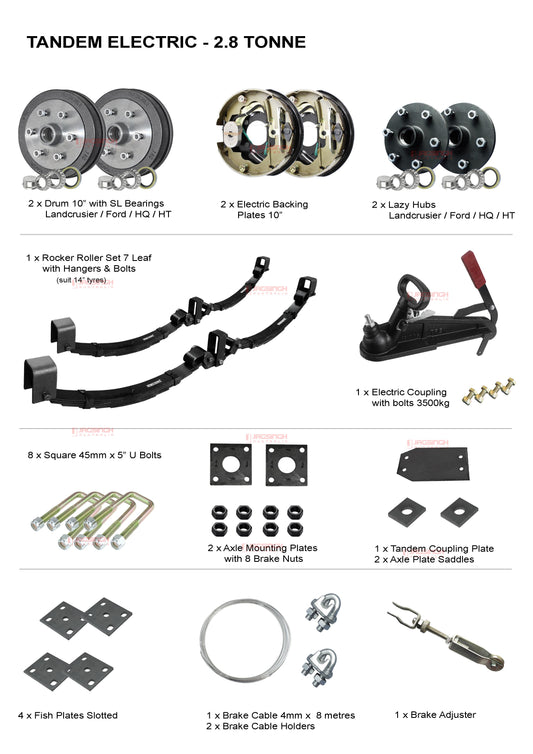 Tandem Electric Drum 2.8 Tonne Kit