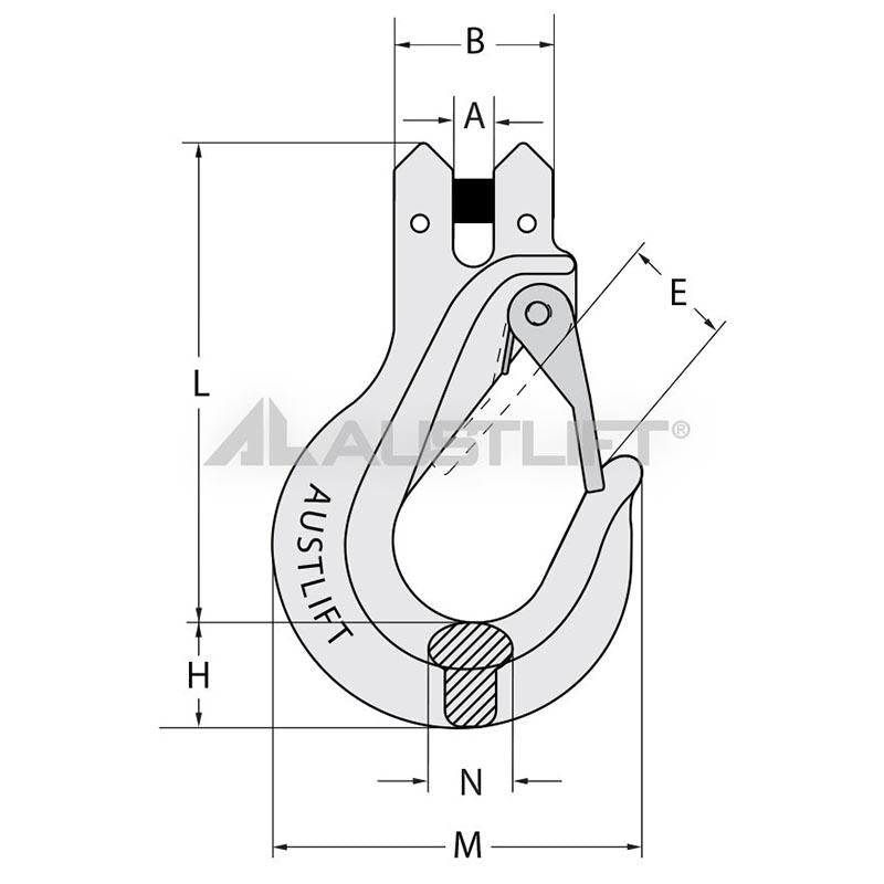 Sling Hook Clevis G80 Type Sc Jagsingh Australia